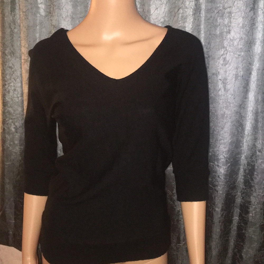 Tie back sweater